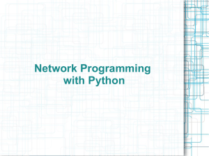 Network Programming with Python