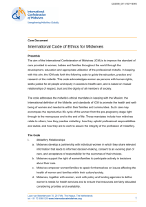 International Code of Ethics for Midwives