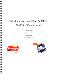 Frito-Lay, Inc. and Sam's Club: