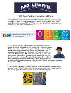 2012 PepsiCo Facts You Should Know