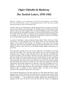 Ogier Ghiselin de Busbecq: The Turkish Letters, 1555-1562