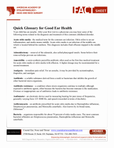 Quick Glossary for Good Ear Health