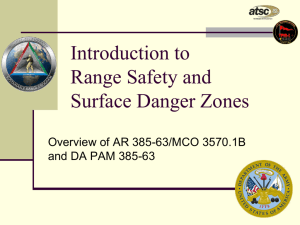 Introduction to Range Safety and Surface Danger Zones Training