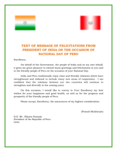 text of message of felicitations from president of india on the
