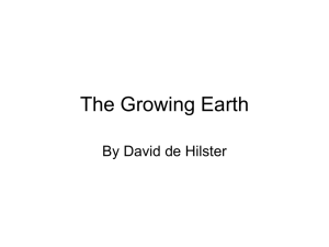 Paper & The Growing Earth
