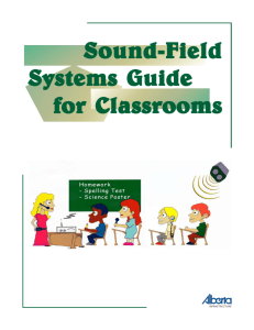 Sound-Field Systems Guide for Classrooms