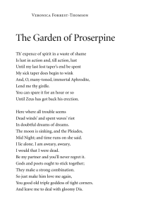 The Garden of Proserpine