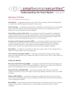 Week 2 - Understanding the Stock Market