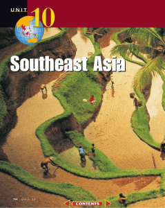 Chapter 29: The Physical Geography of Southeast Asia