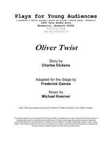 Oliver Twist - Plays for Young Audiences