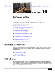 Cisco Nexus NetFlow document