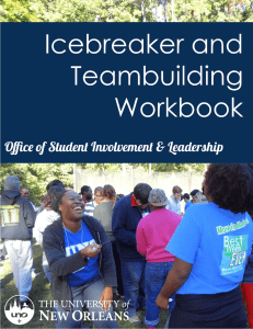 Icebreakers and Team builders