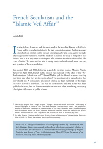 French Secularism and the “Islamic Veil Affair”