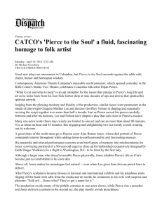 CATCO's 'Pierce to the Soul' a fluid, fascinating homage to folk artist