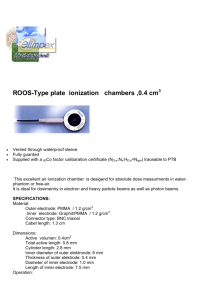 ROOS-Type plate ionization chambers ,0.4 cm
