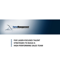 Build A High-performance sales Team