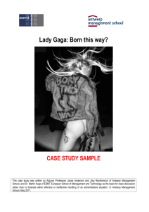 Lady Gaga: Born this way?