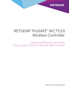 NETGEAR® ProSAFE® WC7520 Wireless Controller