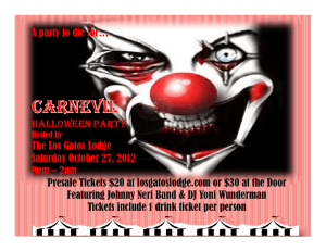 A party to die for… HALLOWEEN PARTY The Los Gatos Lodge