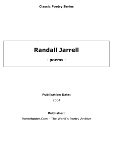Randall Jarrell - poems