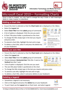 Microsoft Excel 2010— Formatting Charts