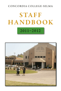 staff handbook - Concordia College