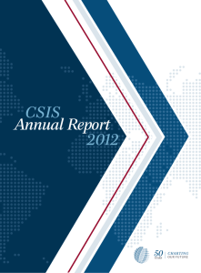 Annual Report - Center for Strategic and International Studies