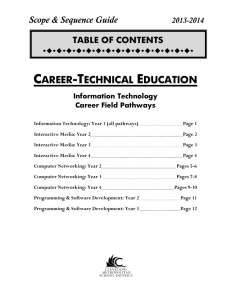 CAREER-TECHNICAL EDUCATION Information Technology Career