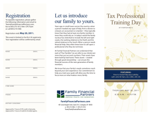 Tax Professional Training Day