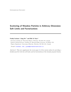 Scattering of Massless Particles in Arbitrary Dimension: Soft Limits