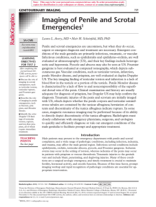 Imaging of Penile and Scrotal Emergencies