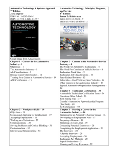 Automotive Technology A Systems Approach 5th Edition Jack