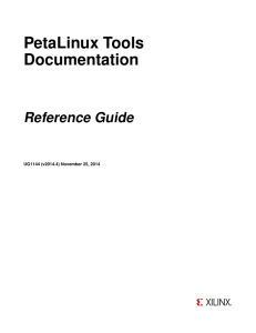 PetaLinux Tools Documentation: Reference Guide (UG1144)