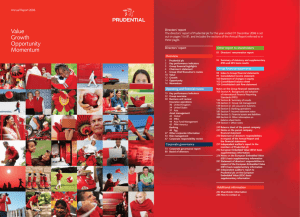 Prudential plc Annual Report 2006