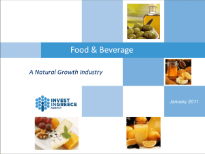 Food Beverage_A Natural Growth Industry
