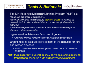 Goals & Rationale - Sanford Burnham Prebys Medical Discovery