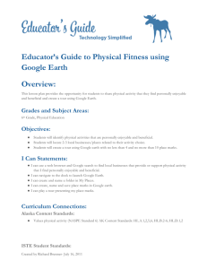 Physical Fitness Using Google Earth