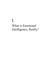 What is Emotional Intelligence, Really?