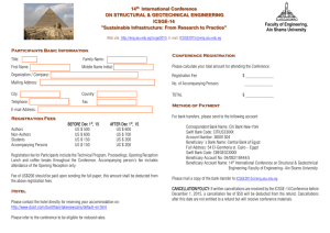 Registration Form for Non-Egyptians.