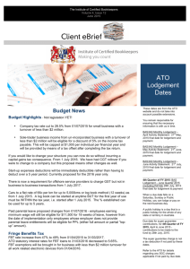 ATO Lodgement Dates - Institute of Certified Bookkeepers