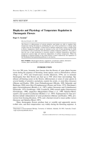 Biophysics and Physiology of Temperature Regulation in