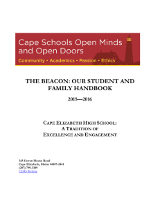The Beacon Online High School Student Handbook 2015-16