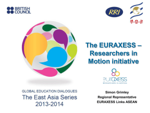The EURAXESS – Researchers in Motion initiative