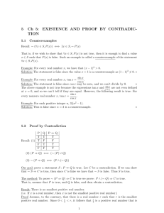 5 Ch 5: EXISTENCE AND PROOF BY CONTRADIC