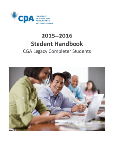 2015–2016 Student Handbook