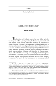 liberation theology - Centro de Estudios Públicos