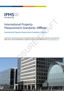 International Property Measurement Standards: Offices