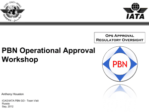 PBN Operational Approval Workshop