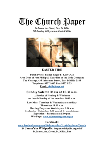 Weekly Church Paper Easter III 2015