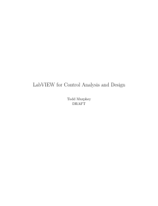 LabVIEW for Control Analysis and Design